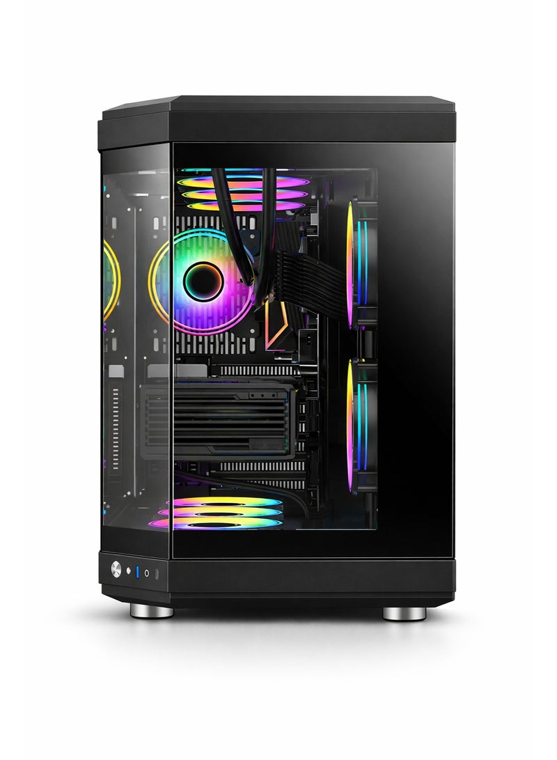 Game Sekret Elite Gaming PC - Intel Core Ultra 7-265K | GeForce RTX 5070Ti 16GB | 32GB DDR5 RAM-1TB NVMe SSD | 360mm w/LCD Liquid Cooler-Z890 MB-850W Gold PSU | WiFi-Bluetooth-Windows 11 Pro | Game Sekret Desktop Computer | 1 Year Warranty black - Image 3